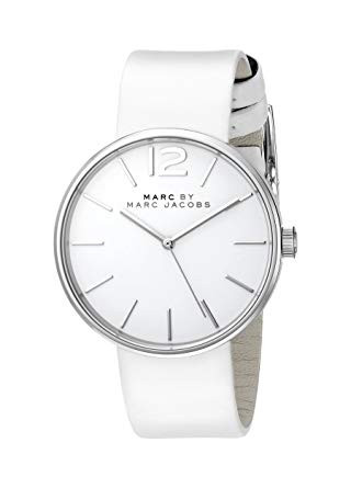Correa de reloj Marc by Marc Jacobs MBM1361 Cuero Blanco 18mm