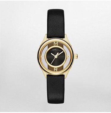 Correa de reloj Marc by Marc Jacobs MBM1381 Cuero Negro 13.5mm