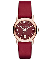 Correa de reloj Marc by Marc Jacobs MBM1403 Cuero Rojo 14mm