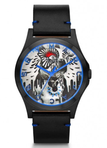 Correa de reloj Marc by Marc Jacobs MBM8622 Cuero Negro 20mm