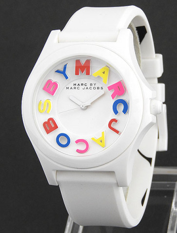 Correa de reloj Marc by Marc Jacobs MBM8660 Silicona Blanco 20mm