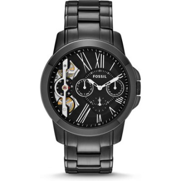 Correa de reloj Fossil ME1147 Acero inoxidable Negro 22mm