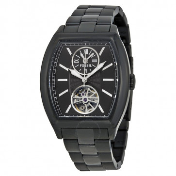 Correa de reloj Fossil ME3050 Acero inoxidable Negro 20mm
