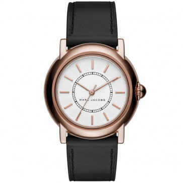 Correa de reloj Marc by Marc Jacobs MJ1450 Cuero Negro 18mm