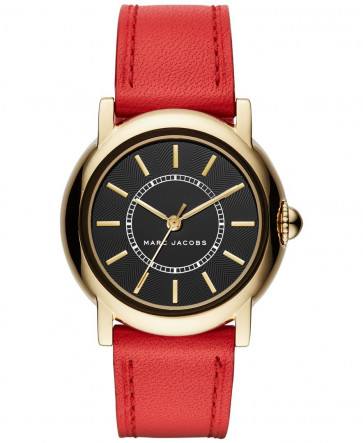 Correa de reloj Marc by Marc Jacobs MJ1452 Cuero Rojo 18mm