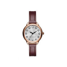 Correa de reloj Marc by Marc Jacobs MJ1481 Cuero Rojo 10mm
