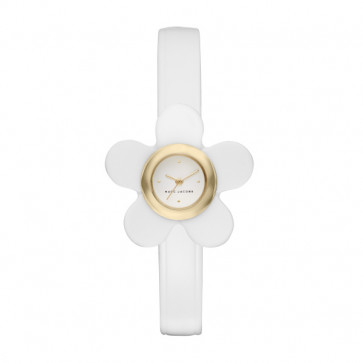 Correa de reloj Marc by Marc Jacobs MJ1594 Cuero Blanco 12mm