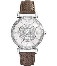 Correa de reloj Michael Kors MK2377 Cuero Gris 18mm