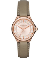Correa de reloj Michael Kors MK2435 Cuero Beige 18mm