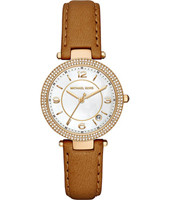 Correa de reloj Michael Kors MK2464 Cuero Marrón 16mm
