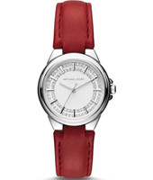 Correa de reloj Michael Kors MK2474 Cuero Rojo 18mm