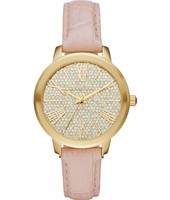 Correa de reloj Michael Kors MK2480 Cuero Rosa 16mm