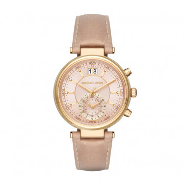 Correa de reloj Michael Kors MK2529 Cuero Beige 12mm