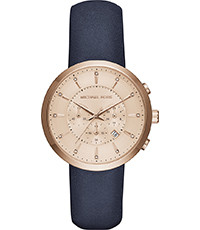 Correa de reloj Michael Kors MK2597 Cuero Azul 20mm