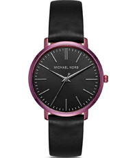 Correa de reloj Michael Kors MK2646 Cuero Negro 18mm