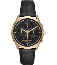 Correa de reloj Michael Kors MK2686 Cuero Negro 20mm