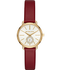 Correa de reloj Michael Kors MK2751 Cuero Rojo 12mm