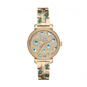 Correa de reloj Michael Kors MK3945 Acero Chapado en oro 14mm