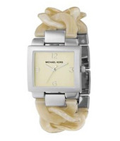 Correa de reloj Michael Kors MK4108 Plástico Beige 24mm