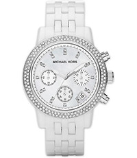 Correa de reloj Michael Kors MK5526 Plástico Blanco 18mm