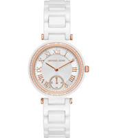 Correa de reloj Michael Kors MK6240 Cerámica Blanco 16mm