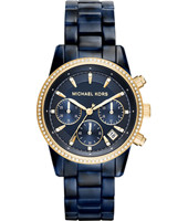Correa de reloj Michael Kors MK6278 Plástico Azul 18mm