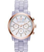 Correa de reloj Michael Kors MK6312 Plástico Púrpura 22mm