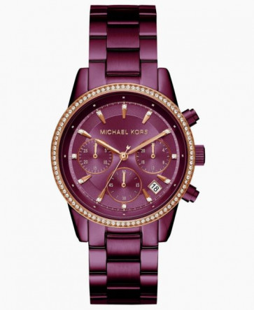 Correa de reloj Michael Kors MK6542 Acero Púrpura 18mm