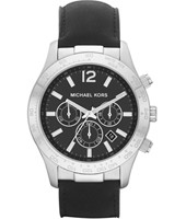 Correa de reloj Michael Kors MK8215 Cuero Negro 24mm