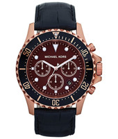 Correa de reloj Michael Kors MK8258 Cuero Negro 24mm