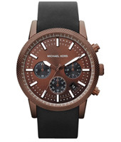 Correa de reloj Michael Kors MK8285 Silicona Negro 22mm