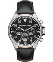 Correa de reloj Michael Kors MK8442 Cuero Negro 22mm