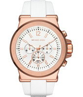 Correa de reloj Michael Kors MK8492 Silicona Blanco 28mm