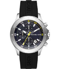 Correa de reloj Michael Kors MK8567 Silicona Negro 22mm