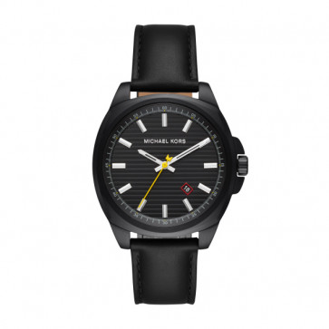 Correa de reloj Michael Kors MK8632 Cuero Negro 20mm