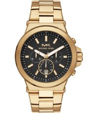Correa de reloj Michael Kors MK8731 Acero inoxidable Chapado en oro 26mm