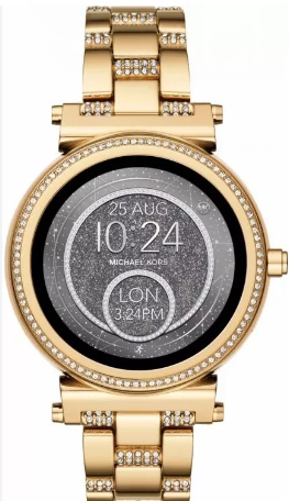 Correa de reloj Michael Kors MKT5023 Acero Chapado en oro 18mm