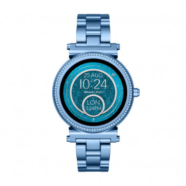 Correa de reloj Michael Kors MKT5042 Acero Azul 18mm