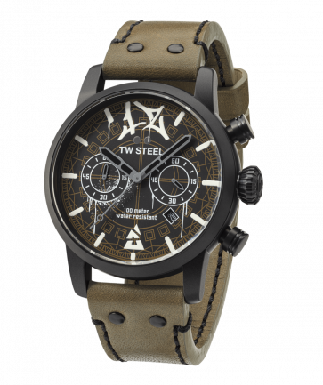 Correa de reloj TW Steel MS98 Cuero Verde