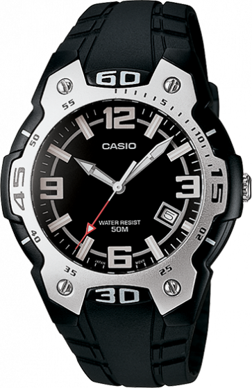 Casio correa de reloj 10257862 Plástico Negro 18mm 