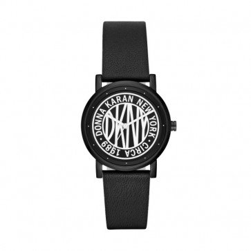 Correa de reloj DKNY NY2765 Cuero Negro 18mm