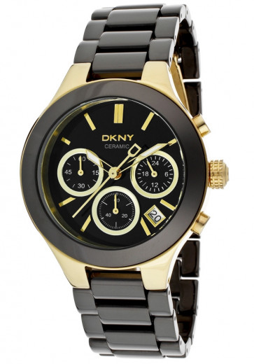 Correa de reloj DKNY NY4915 Cerámica Negro