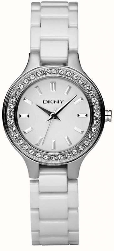 Correa de reloj DKNY NY4982 Cerámica Blanco