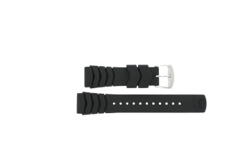 Correa de reloj Pulsar 7S26-X004 / PL4003X1 / PZ040X Caucho Negro 22mm