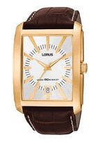 Correa de reloj Lorus VJ52-X001 / RP902AX9 Cuero Marrón 25mm