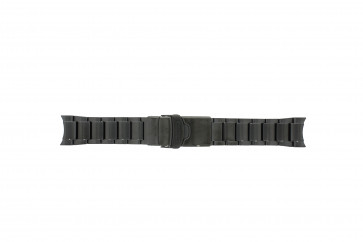 Correa de reloj Seiko V157-0AS0 / SNE281P1 / M0CA211N9 Acero Negro 22mm
