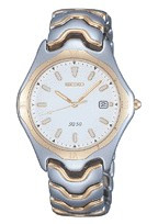 Correa de reloj Seiko SKK002F1 / 7N32-F010 / 43K7LB Acero Bicolor 8mm