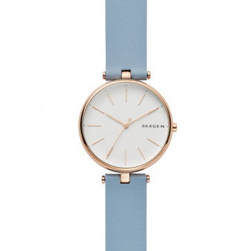 Correa de reloj Skagen SKW2711 Cuero Azul 16mm