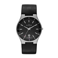 Correa de reloj Skagen SKW6039 Cuero Negro 10-12mm