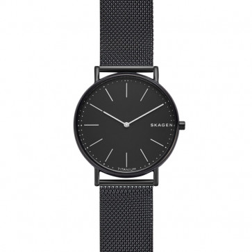 Correa de reloj Skagen SKW6484 Milanesa Negro 20mm